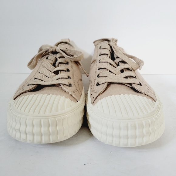 NEW Madden Taupe Canvas Sneakers, Size 7.5 - Picture 3 of 8